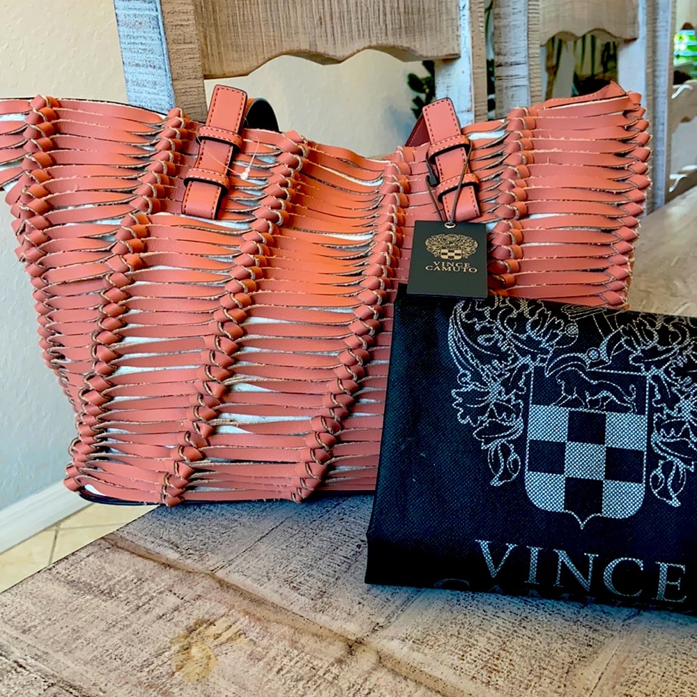 ISLAS TOTE Vince Camuto Leather Canvas Sushi Tote
